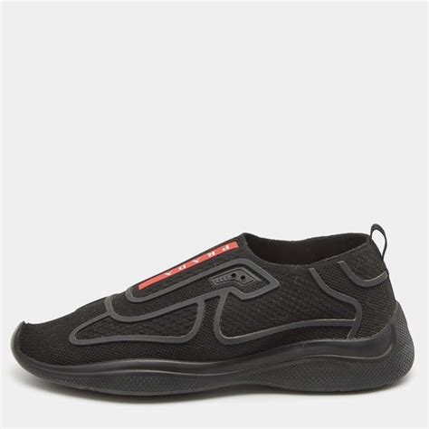 prada bike knit sneakers|Prada sneakers no closet.